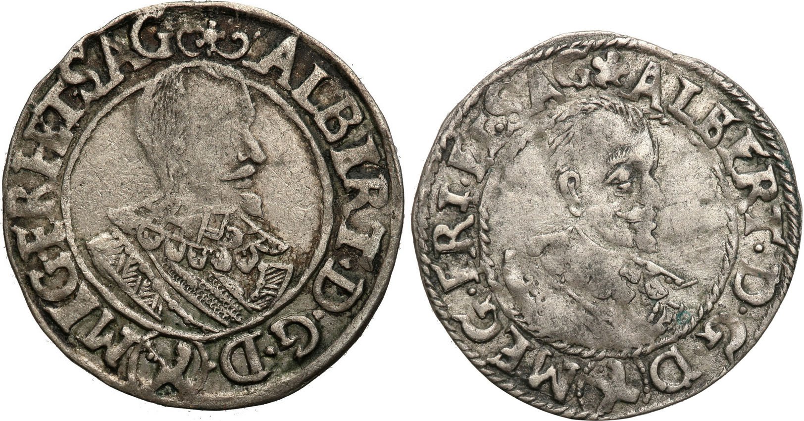 Austria, Śląsk. Albrecht Wallenstein. 3 krajcary (grosz) 1632/34, Jicin